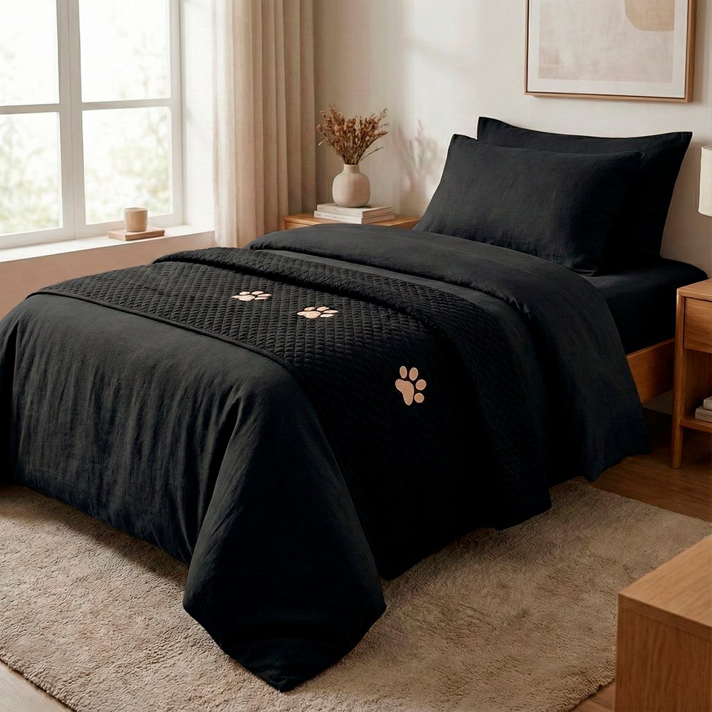 Peseira Pet Impermeável Para Cama Solteiro Avulsa - Imagem 16
