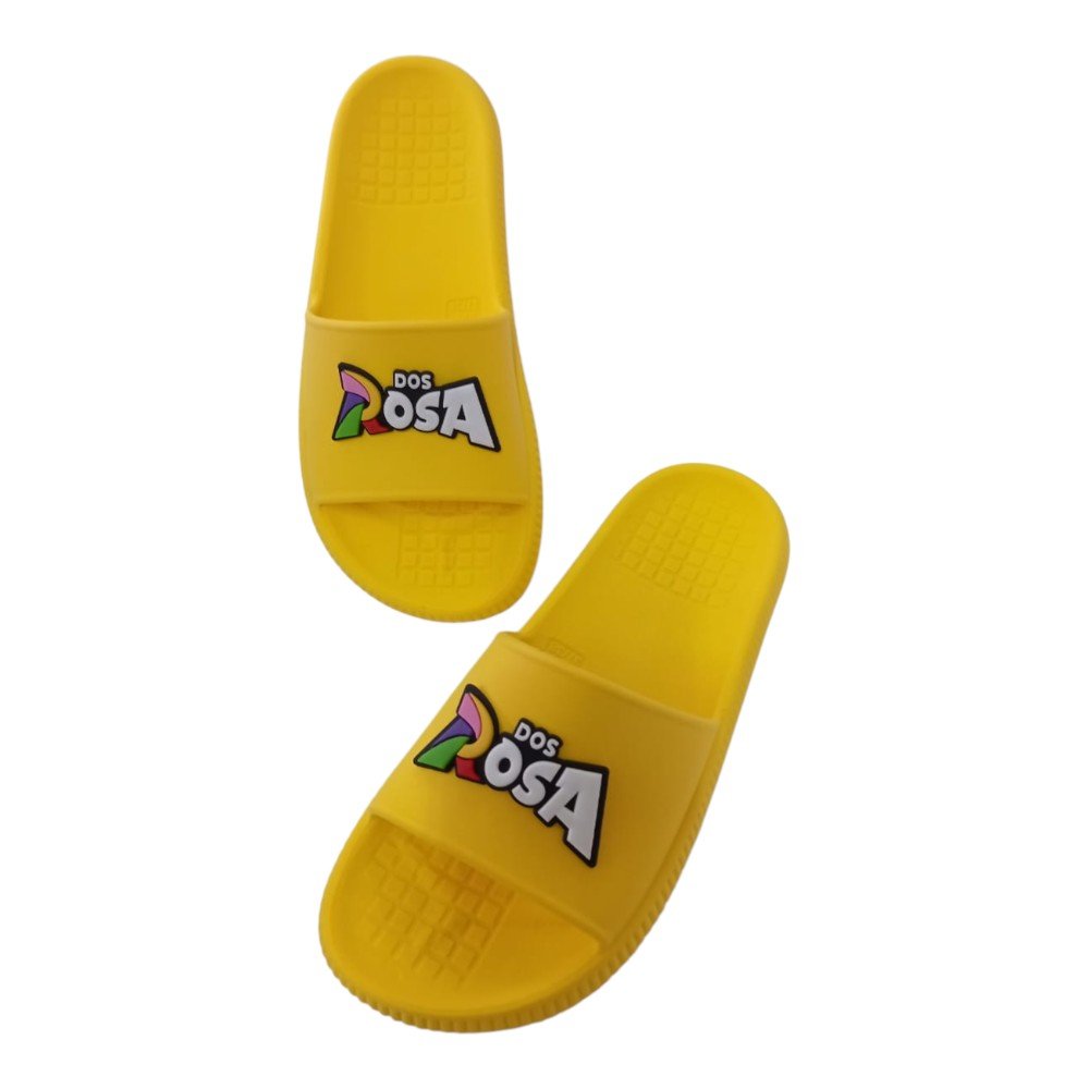 Chinelo Slide Juvenil Dos Rosa Leve Confortável Tendência - Imagem 3
