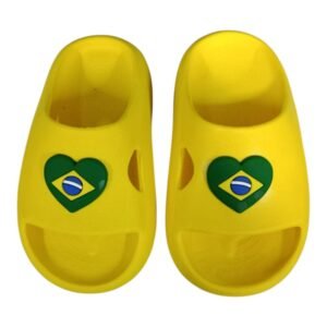 Chinelo Nuvem Brasil Coração Infantil Jogos Menina
