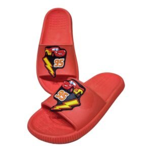 Chinelo Slide MacQueen Raio Divertido Infantil Meninos Confortável