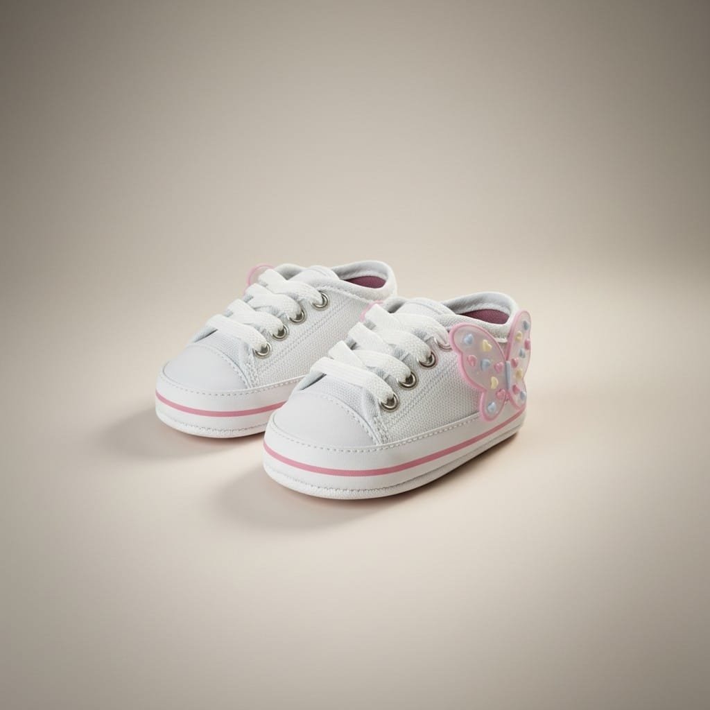 Tenis de bebe menina Borboleta - jardim encantado - RN - 12M - Imagem 2