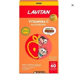 Lavitan Vitamina C Infantil Maçã - 60 Comprimidos Mastigáveis