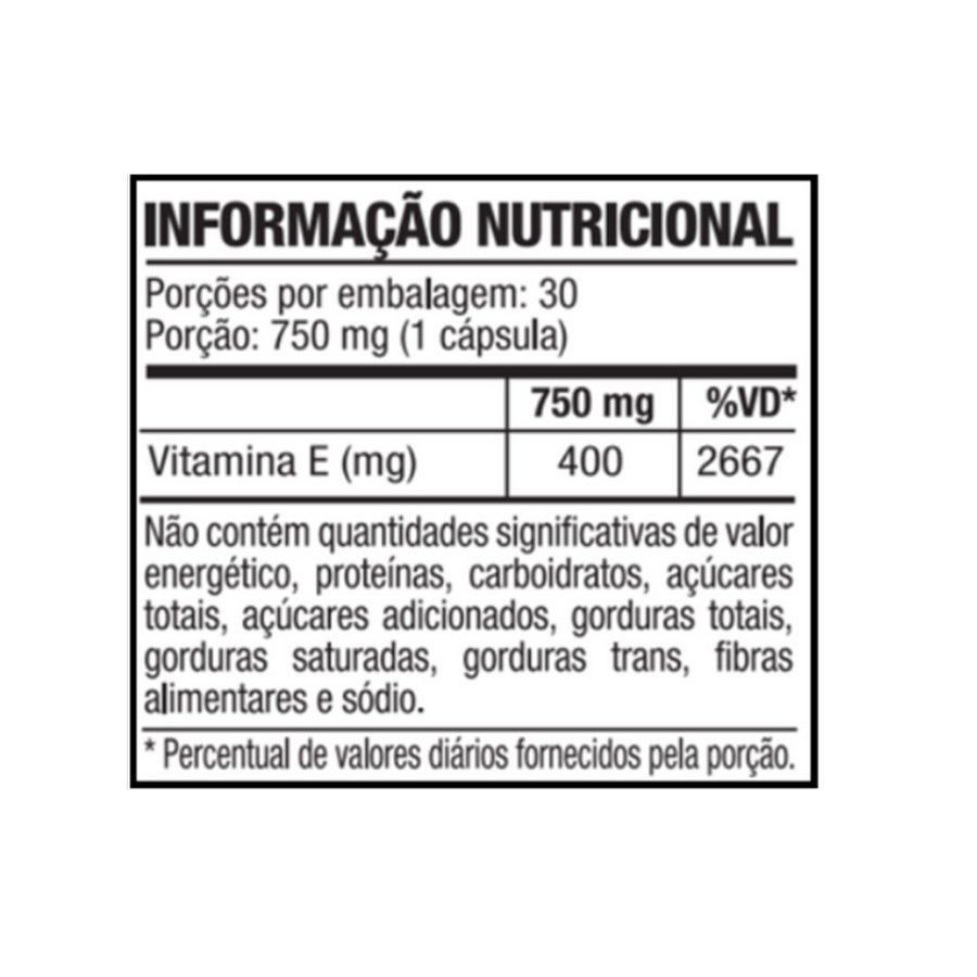 VITAMINA E 400MG 30CP KATIGUA - Imagem 2