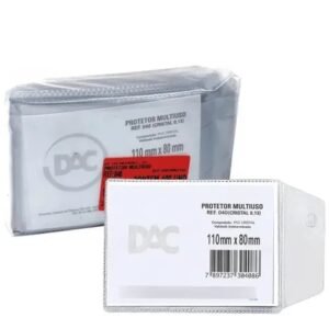 Protetor Porta Documento 110x80mm - Pacote com 100 - DAC